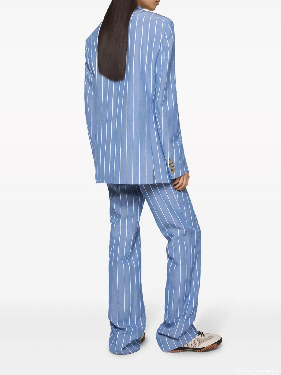 Affordable blazer Stella McCartney single-breasted pinstriped Women 0810